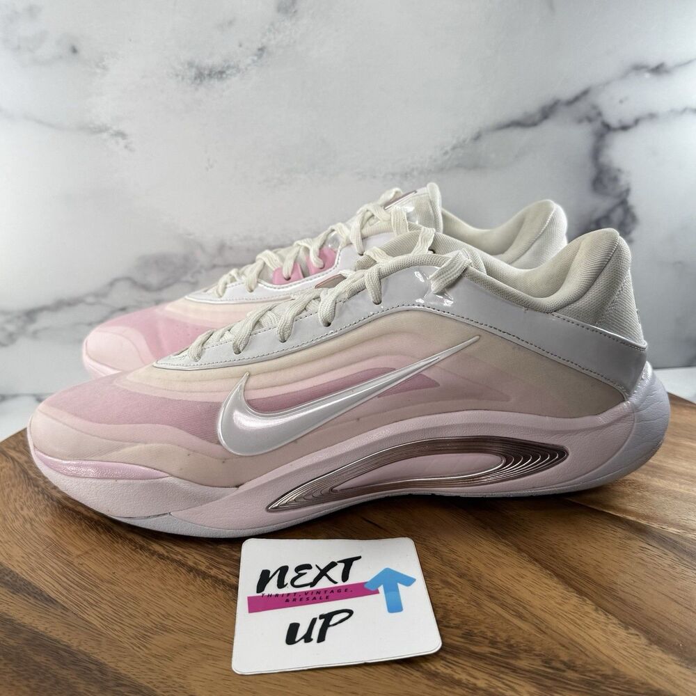 Men’s size 11.5/Women’s 13-Nike A'one White Perfect Pink Sneakers FZ8605-101